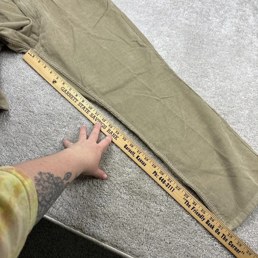 Cremieux Austin Mens Straight Fit Corduroy Pants Wheat Tan 38x29 NWT